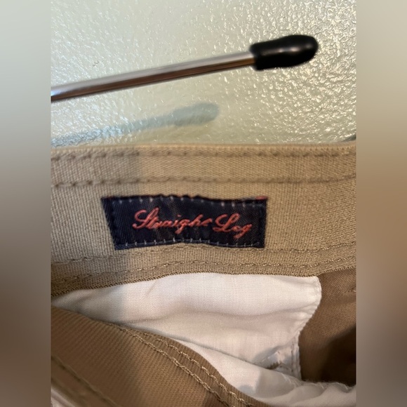 St John Bay Womens Heritage Khaki Beige Straight Leg Pants  Casual 14P NWT - Picture 8 of 13